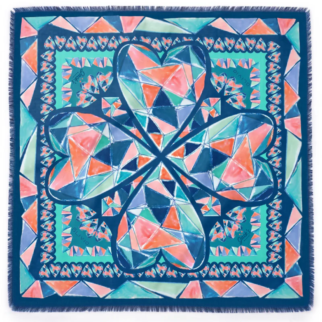 Jack's Basket Heart Scarf