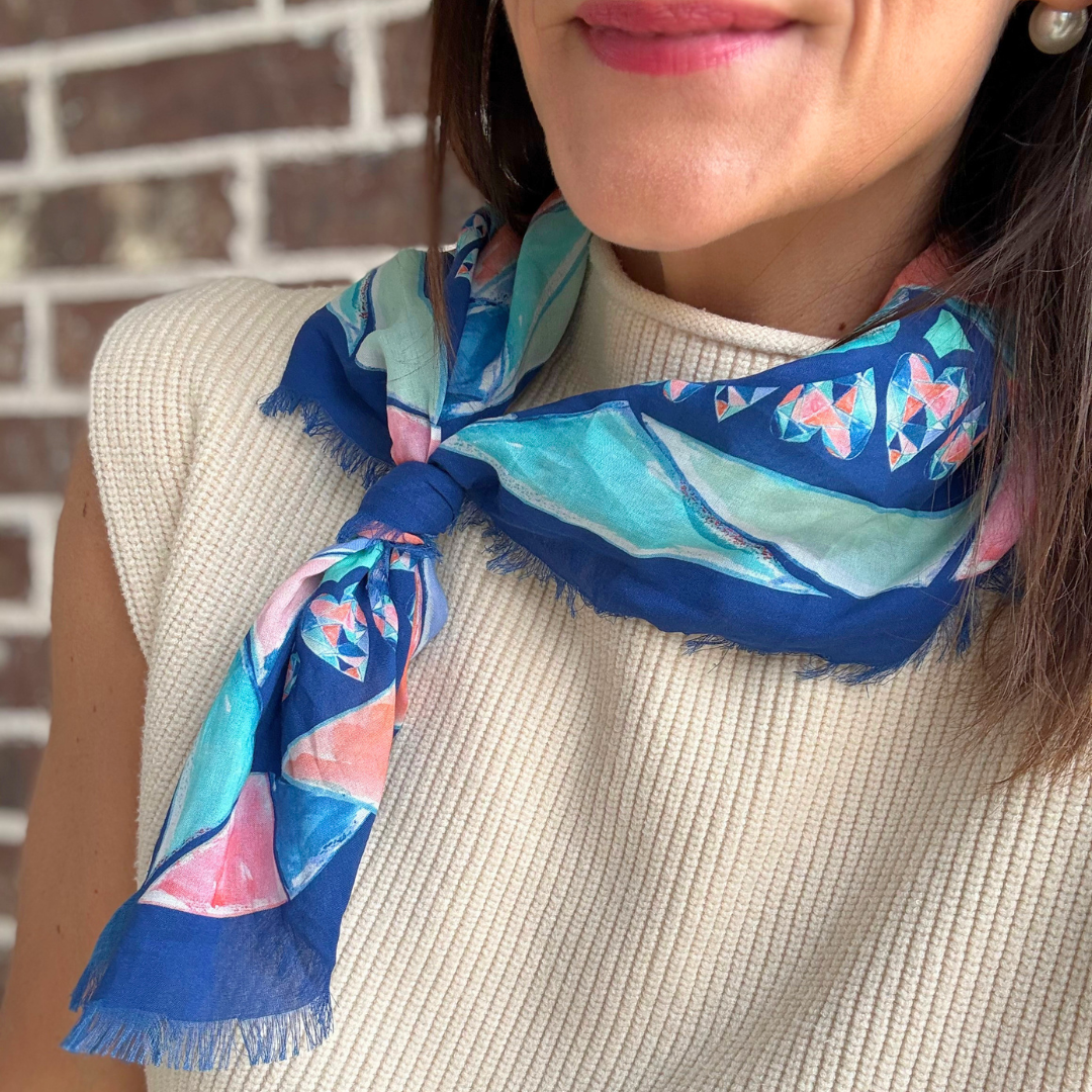 Jack's Basket Heart Scarf
