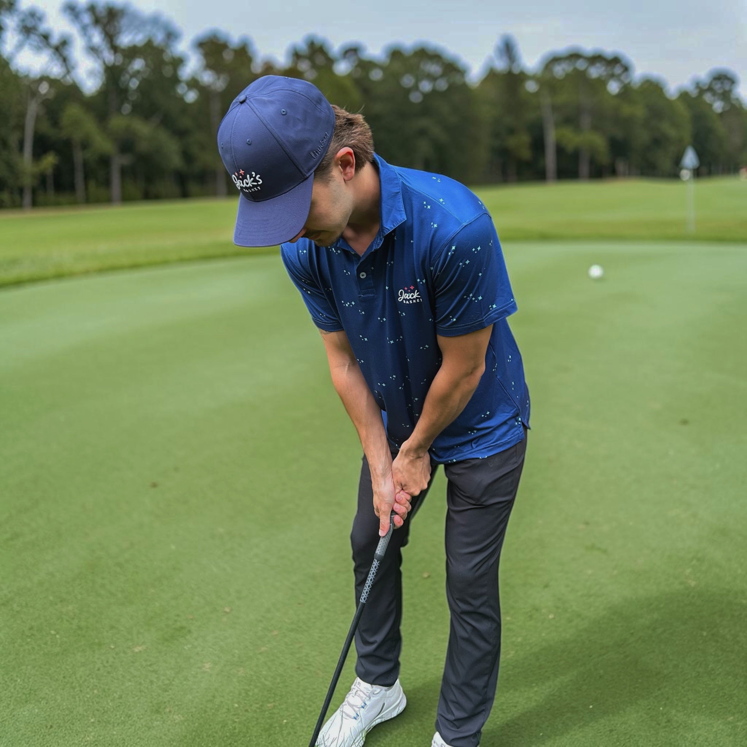 d.hudson x Jack's Basket Golf Hat Navy