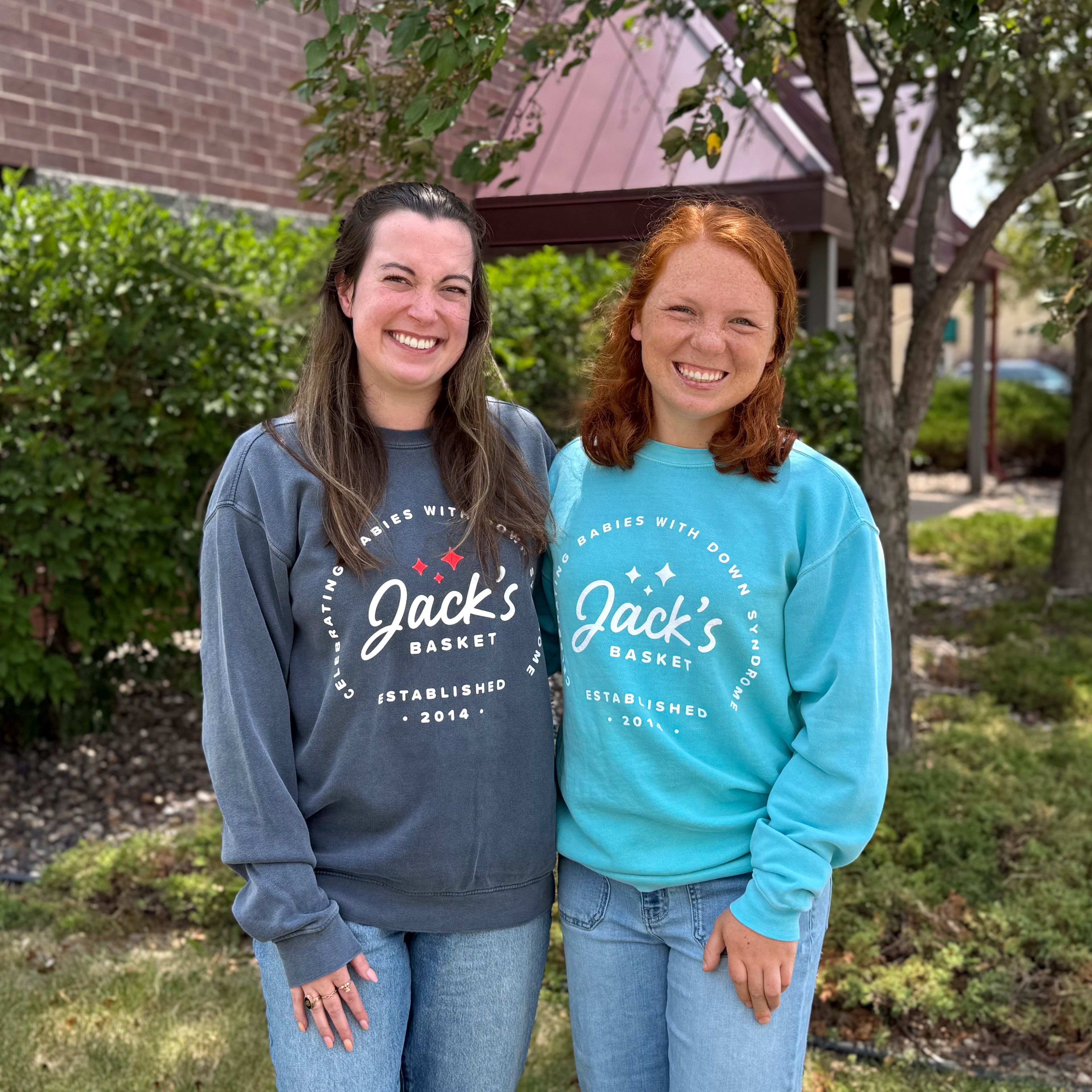 Jack's Basket Teal Sweatshirt