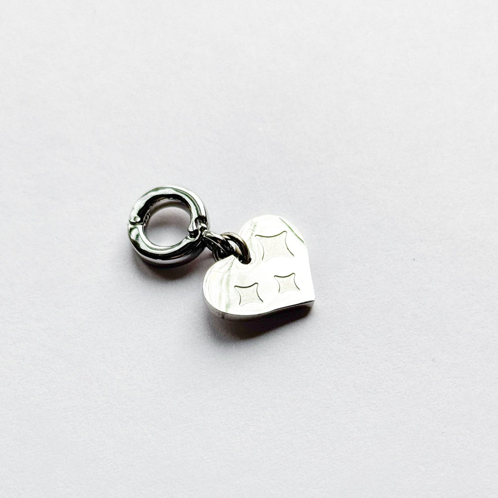 Heart Charm - Silver