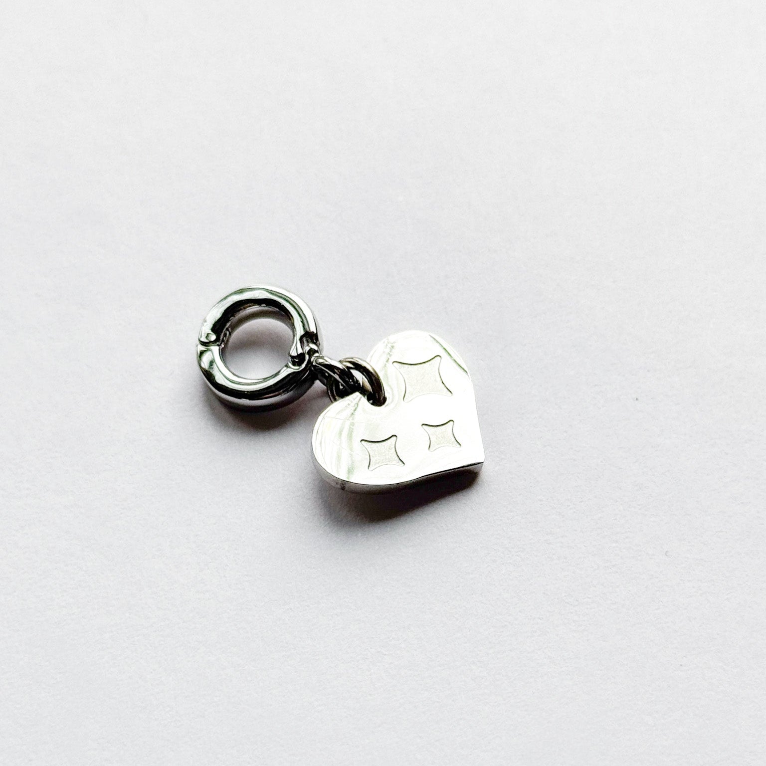 Heart Charm - Silver