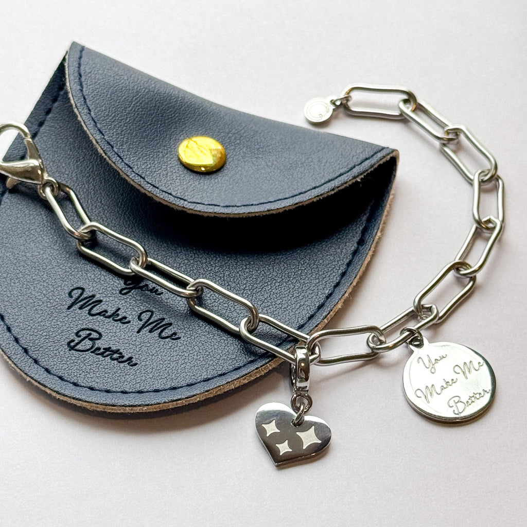 Heart Charm - Silver