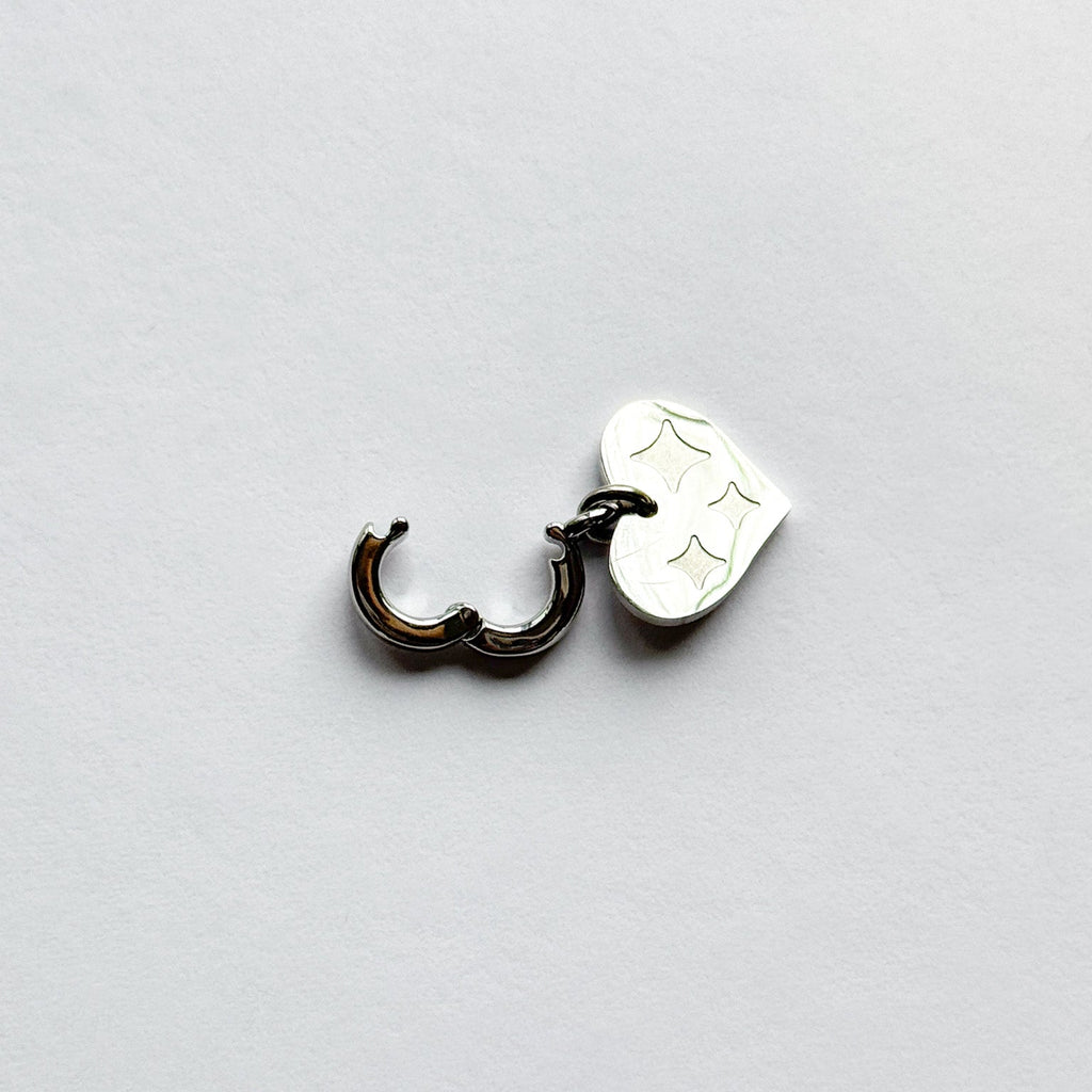 Heart Charm - Silver